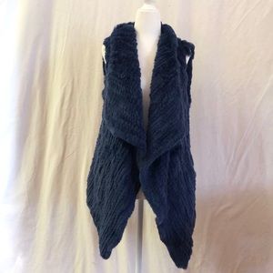 SOLD Haute Hippie Rex Rabbit Fur Vest